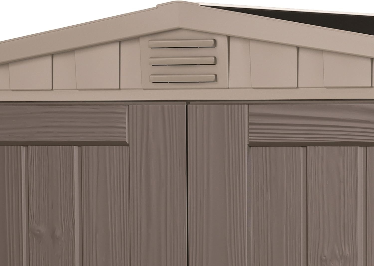 image:imageKeter Factor 6x3 Outdoor Storage Shed KitPerfect to Store Patio Furniture Garden Tools Bike Accessories Beach Chairs and Push Lawn Mower Taupe amp Brown6x3