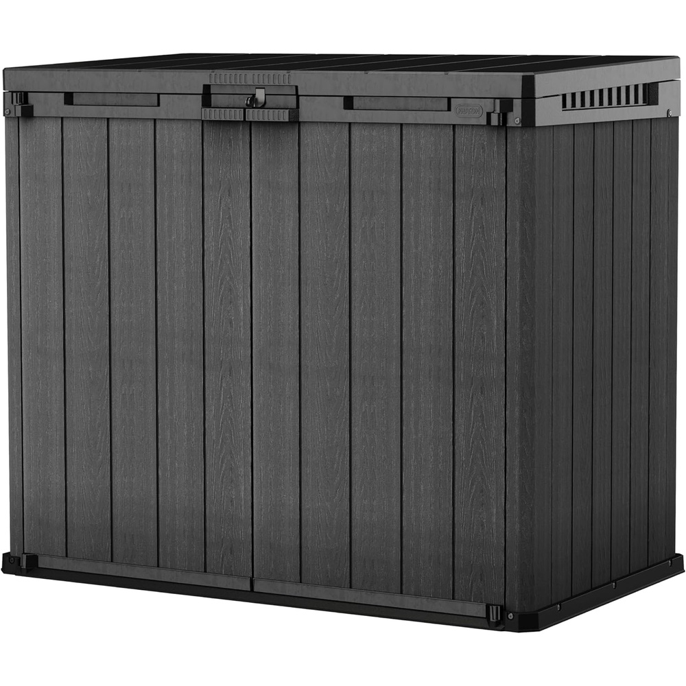 image:imageKeter Outdoor Storage Tool Shed for House Patio amp Yard Darwin 6 x 8 Ft Graphite Gray Portable and Lockable Resin Utility Organizer for Backyard Pool Garden or Lawn OrganizationGray