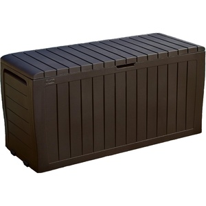 image:imageKeter Atlas 70 Gallon Deck Box  WeatherResistant Outdoor Storage Chest for Patio Yard amp Pool Durable Resin Construction Lockable Lid EasyOpen DesignBrown