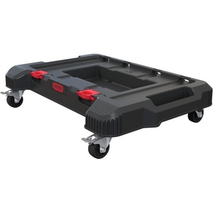 image:imageStack N Roll 4Piece Rolling Tool Storage System  Includes Large Rolling Tool Box 2Drawer Tool Box amp 2 Tray Organizers  Modular Stackable Tool Storage with Wheels for Garage amp WorkshopDolly