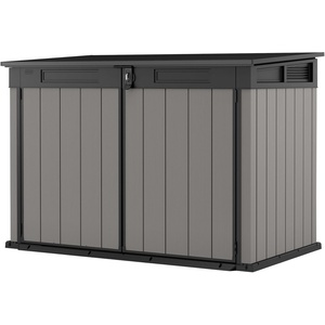 image:imageKeter Premier Jumbo 62 x 43 ft Outdoor Resin Horizontal Storage Shed for Garbage Bins Yard Tools amp Garden Equipment AllWeather Lockable Outdoor Storage