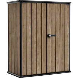image:imageSignature Collection Vertical Outdoor Storage Shed  WeatherResistant Resin Storage Cabinet with Double Doors amp HeavyDuty Floor  62 Cu Ft Capacity for Garden Tools Lawn Equipment amp Patio Storage